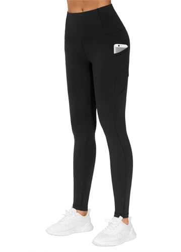 216aOj34R8L.jpg Thick High Waist Yoga Pants with Pockets, Tummy Control Workout Running Yoga Leggings for Women