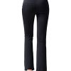 Women's High Waisted Boot Cut Yoga Pants 4 Pockets Workout Pants Tummy Control Women Bootleg Work Pants Dress Pants