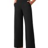 Womens Butterlift High Waisted Wide Leg Pants with Pockets 29"/31"/33" - Yoga Lounge Buttery Soft Comfy Casual