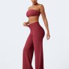 Workout Leggings Womens No Front Seam Straight Leggings High Waist Buttery Eddiy Gym Yoga Pants