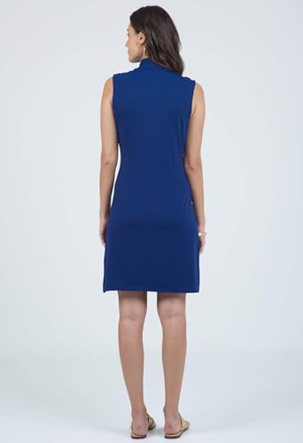 311fkbN2xPL.jpg Athleisure Wear Sun Protective UPF 50+ Icefil Cooling-Solid Sleeveless Mock Dress-58000