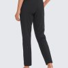 Womens 4-Way Stretch Ankle Golf Pants 7/8 Casual Dress Work Athletic Travel Workout Sweatpants with Pockets