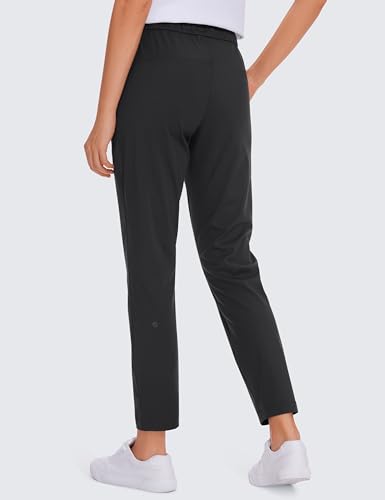 Womens 4-Way Stretch Ankle Golf Pants 7/8 Casual Dress Work Athletic Travel Workout Sweatpants with Pockets