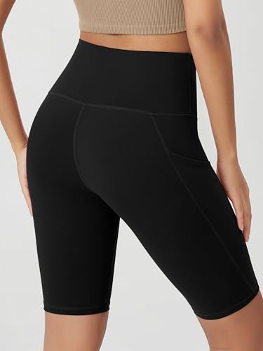 315DjkeGiIL.jpg Women's Tummy Control Biker Shorts 2.0 with Pockets High Waist Athletic Workout Yoga Shorts-3.5''/ 5"/ 8" / 10" Inseam