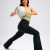 28"/30"/32"/34" Inseam Women's Bootcut Yoga Pants Long Bootleg High-Waisted Flare Pants with Pockets