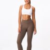 Women's Strappy Sports Bras Light Compression Crop Criss Cross Back Padded Workout Yoga Bra Supportive U Neckline