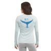 Women's Aquatek Tails Up Fishing Shirt, Long Sleeve, UPF 50+ Protection, Ultra Soft Feel