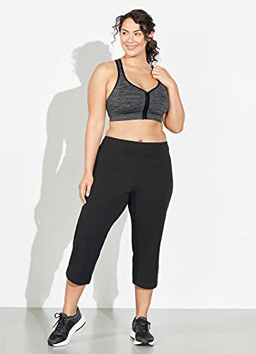 31BxMr2P5AL.jpg Women's Activewear Cotton Stretch Flare Capri