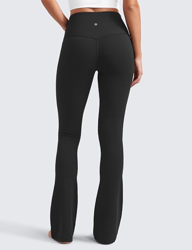 31CCPF7xSwL.jpg Butterluxe High Waist Mini Flared Leggings for Women 30"/31.5"/33'' - Bootcut Yoga Pants with Pocket Casual Lounge
