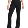 Women's Crossover High Waist Flare Workout Leggings Bootcut Bell Bottom Yoga Pants with Tummy Control