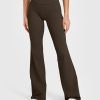 Yoga Pants Women High Waist Casual Soft Crossover Straight Leg