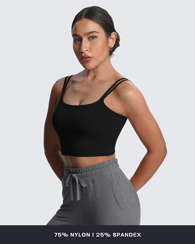 31Dat4Ec8BL.jpg Women's Workout Sports Bras Fitness Yoga Crop Tank Twist Back Cami