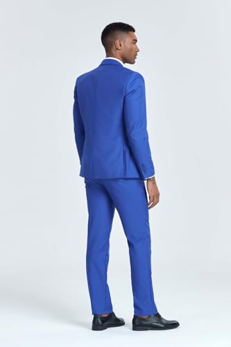 31ECn22Gc0L.jpg Men's Suit Slim Fit 2 Piece Prom Suits Two Button Jacket Pants Tuxedo Formal Wedding Dinner Business