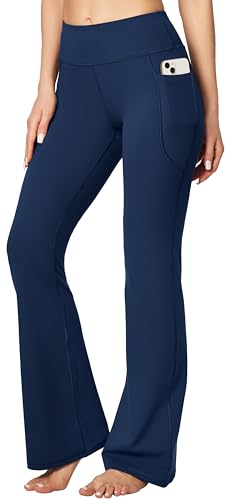 31FmA5gWCzL.jpg Women's Yoga Pants with Pockets for Women Bootcut Wide Leg Pants for Women High Waisted Workout Pants