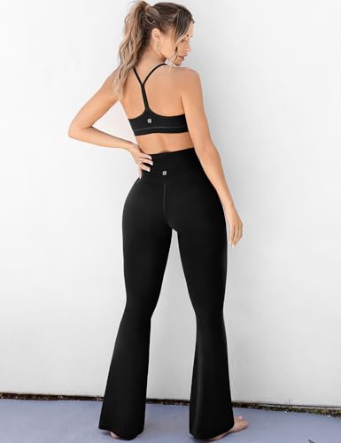 31GP-bAwDdL.jpg Women's High Waist Flare Yoga Pants, No Front Seam, Casual Leggings with Tummy Control, 29/31/33" Inseam