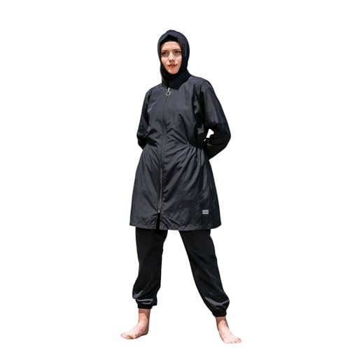31HTYICGSL.jpg Islamic Long Sleeve Swimsuits for Women Modest Muslim 4 PCS | Full Cover Rash Guard Burkini | Arabic Swimwear