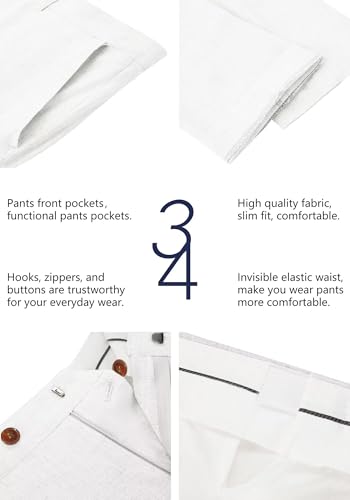Retro Linen Men Suit Beach Wedding Suit Summer Slim Fit 3 Pieces Light Weight Linen Suit Jacket Vest Pant Tuxedo