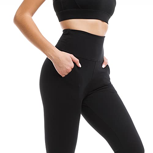 Leggings with Pockets for Women, High Waisted Leggings Buttery Soft Non See Through Workout Yoga Pants