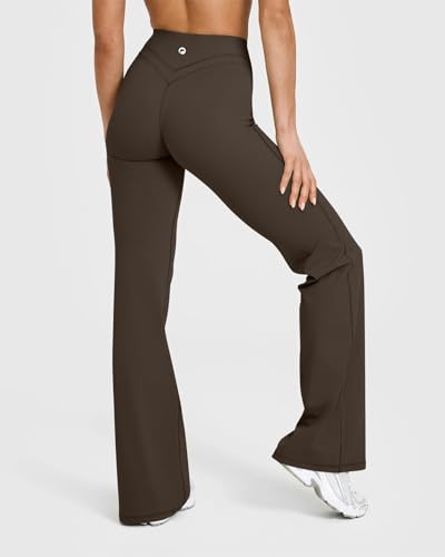Yoga Pants Women High Waist Casual Soft Crossover Straight Leg