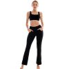 31LJ6PjzUbL.jpg Flare Leggings for Women, High Waisted Yoga Pants with Pockets for Women Trousers