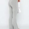 Women's Flare Skinny Pants Fold Over Leggings Stretch Bootcut Bell Bottom Slim Fit Yoga Pants Y2k Joggers