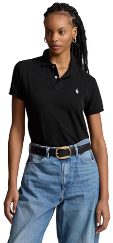Women's Classic Fit Mesh Polo Shirt