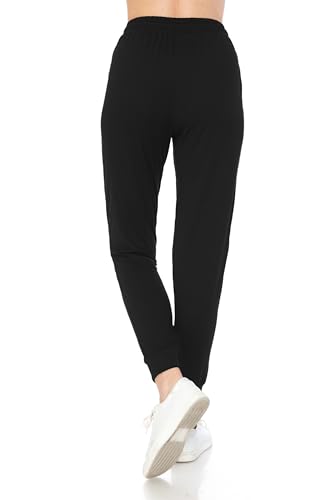 Women's Jogger Track Cuff Sweatpants with Pockets for Yoga, Workout