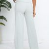 31T4guLWKDL.jpg Women's Wide Leg Sweatpants Workout Lounge Pants Fold Over Low Rise Yoga Pants
