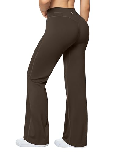 Yoga Pants Women High Waist Casual Soft Crossover Straight Leg