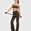 Yoga Pants Women High Waist Casual Soft Crossover Straight Leg