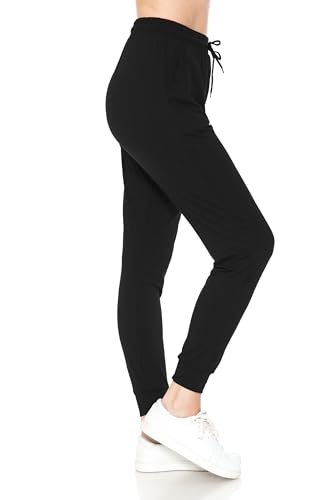 Women's Jogger Track Cuff Sweatpants with Pockets for Yoga, Workout