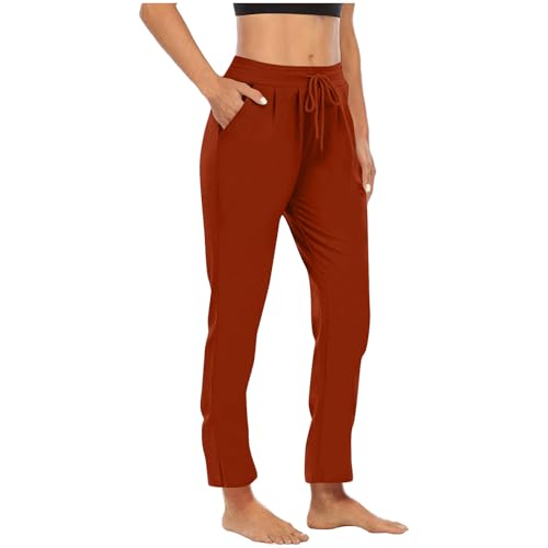 31VYv1eMSTL.jpg Yoga Pants for Women Lounge Tummy Control High Waist Yoga Pants Athletic Running Comfy Leggings with Pockets