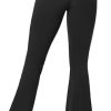 31VvUhochLL.jpg Flare Leggings for Women Tummy Control Flared Leggings No Front Seam Yoga Pants Women High Waisted Workout Bell Bottoms