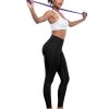 Leggings with Pockets for Women, 6 Packs Soft High Waisted Tummy Control Workout Yoga Pants
