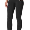 No Front Seam Leggings with Pockets for Women Buttery Soft Tummy Control Workout Leggings High Waisted Yoga Pants