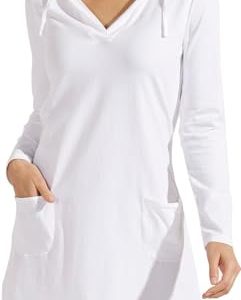 UPF 50+ Women's Catalina Beach Cover-Up Dress - Sun Protective