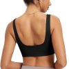 31XQJ190IeL.jpg Square Neck Sports Bra for Women Wirefree Non Padded Yoga Tank Workout Crop Tops