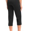 Capri Pants for Women High Waist Workout Yoga Pants with Pockets Tummy Control Leggings Crop Straight