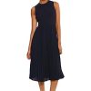 31YDqOwjgwL.jpg Women's Sleeveless Stretch Light Bubble Crepe Pleated Skirt Midi Dress
