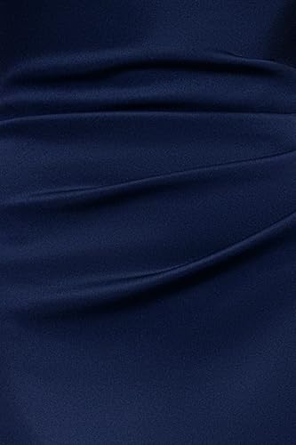31aLSerR3wL.jpg Women's Scuba Cross Neck Ruffle Floor Length Dress, Midnight, 12