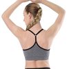 31aRoNs2SeS.jpg Women's Cross Back Sport Bras,Adjustable Straps Padded Criss Cross Cropped Bras for Yoga Workout Fitness
