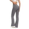 3 Packs Women's Flare Leggings with Pockets, Soft High Waisted Tummy Control Bootcut Workout Yoga Pants