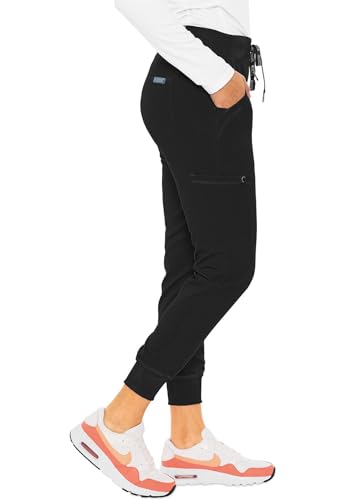 Touch Women's Scrub Pant Yoga Jogger with 5 Pockets & Drawstring Waistband - MC7710