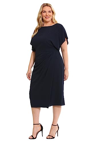 31ayUL1UlYL.jpg Women's Boat Neck Flutter Sleeve Dress Occasion Event Guest of