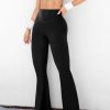 31bzlVXQzmL.jpg Women's High Waist Flare Yoga Pants, No Front Seam, Casual Leggings with Tummy Control, 29/31/33" Inseam