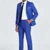31csgwHkBL.jpg Men's Suit Slim Fit 2 Piece Prom Suits Two Button Jacket Pants Tuxedo Formal Wedding Dinner Business