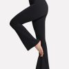 Women's Crossover High Waist Flare Workout Leggings Bootcut Bell Bottom Yoga Pants with Tummy Control