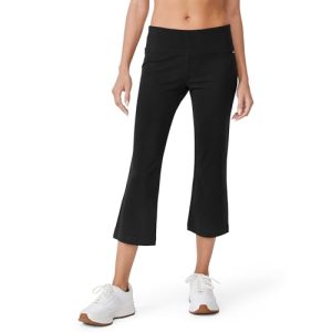 Women's Activewear Cotton Stretch Flare Capri