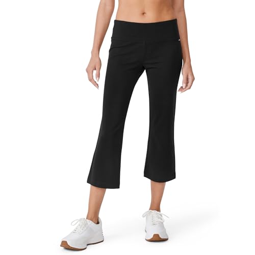 31gfO8GSbrL.jpg Women's Activewear Cotton Stretch Flare Capri