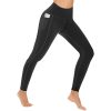 4 Pack Yoga Leggings with Pockets for Women - High Waist Tummy Control Pants for Workout